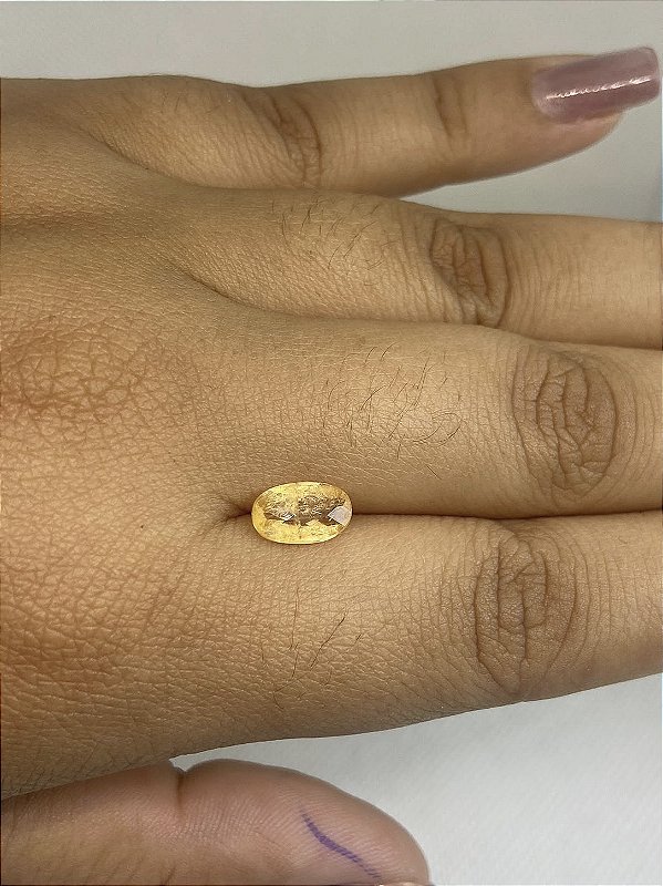 Topázio Imperial Facetado Oval 5,5x9mm