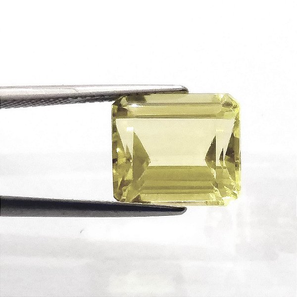 Quartzo Green Gold Retangular 10,5 x 12 mm