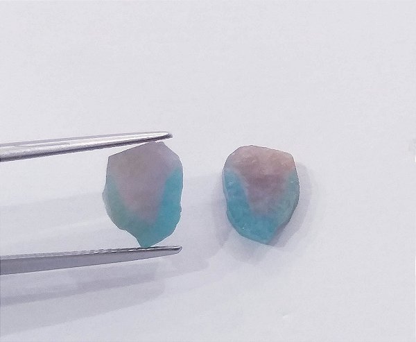 Turmalina Paraiba Placa Par 8x11 mm