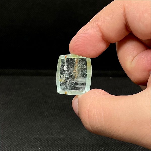 Agua Marinha Cabochão Retangular 20x23mm