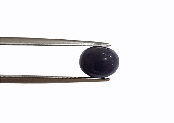 Quartzo Iolita Oval ou Safira D'água Corada 7X9 mm