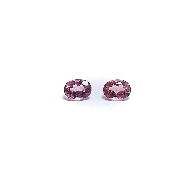 TURMALINA ROSA  FACETADA OVAL PAR