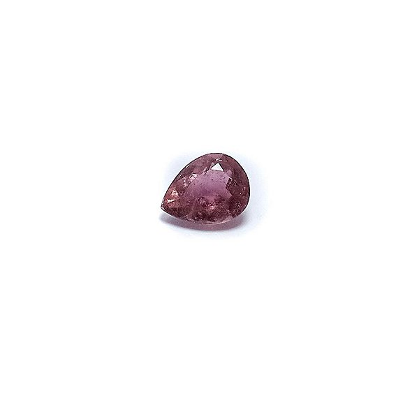 Turmalina Rosa  Facetada Gota 8x10,5 mm