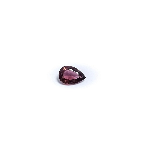 Turmalina Rosa  Gota Facetada 8,6 x 13 mm