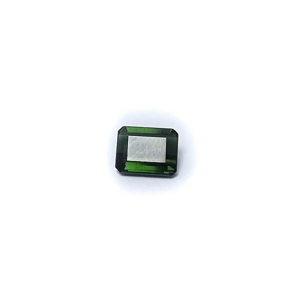 Turmalina Verde Facetada Retangular 7x8,5 mm