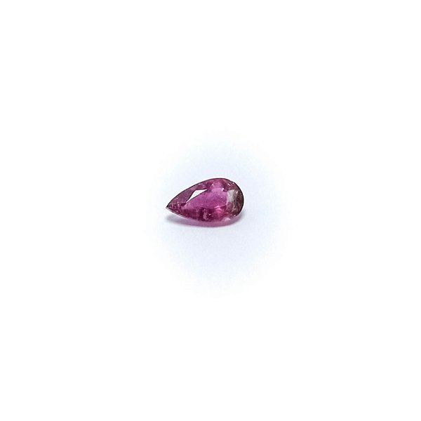Turmalina Rubelita Facetada Gota 5x9 mm