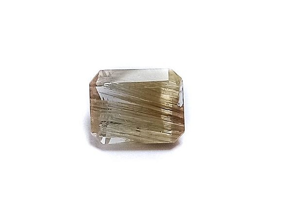 Quartzo Rutilo Dourado ou Cristal Rutilado Retangular 8x10 mm