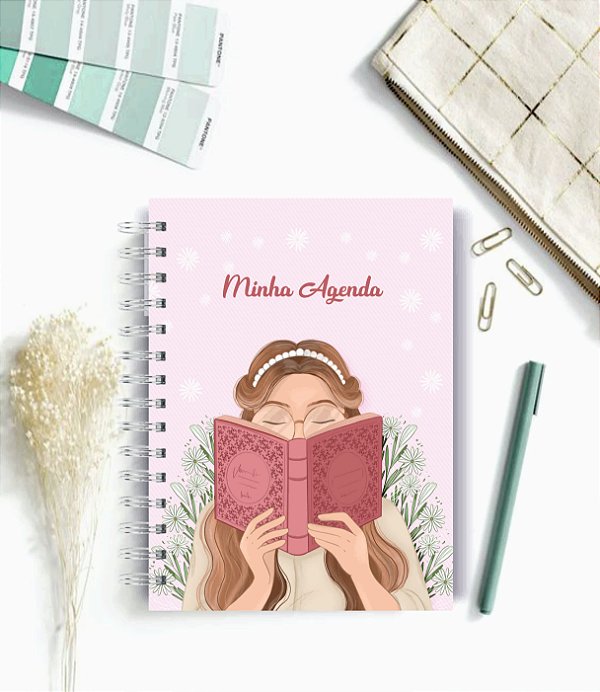 Agenda Permanente 2 dias por página - Personalizado