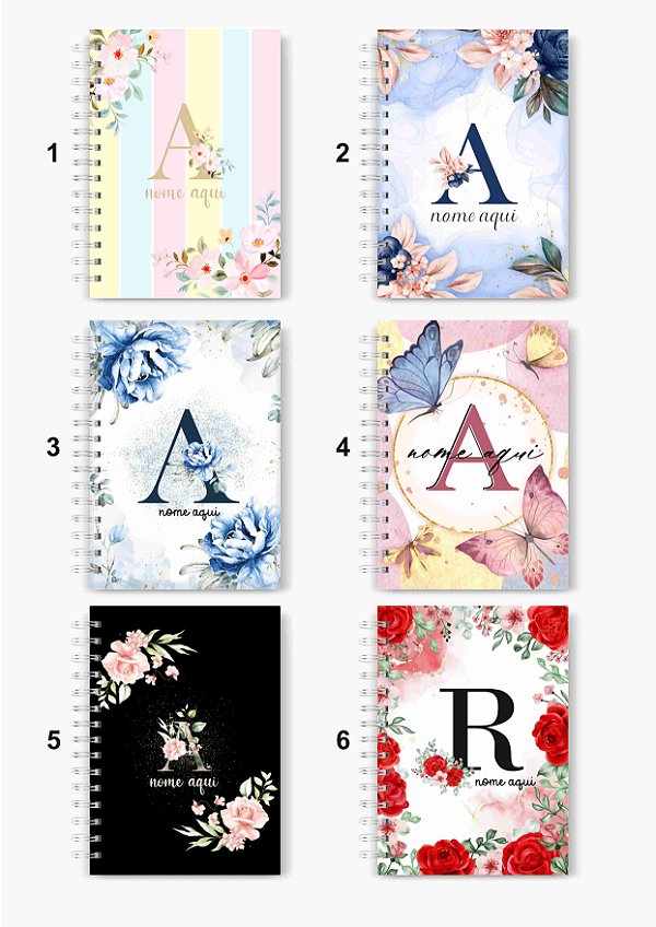 Agenda Permanente Inicial 2 dias por página - Personalizado