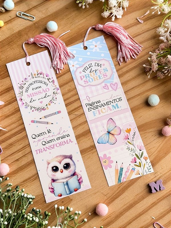 Marca Páginas em acetato - Personalizado