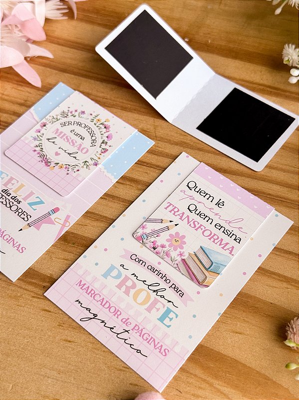 Marca Páginas com imã - Personalizado