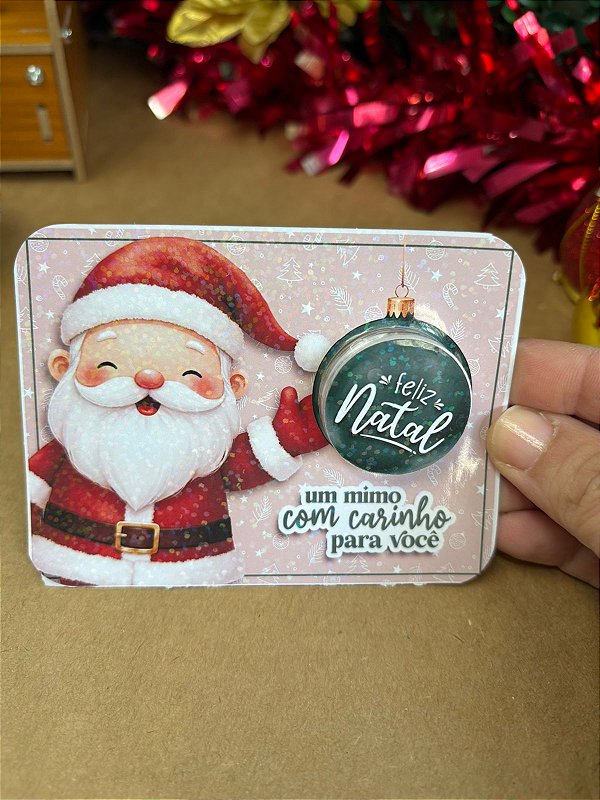 Card com porta creme hidratante - Personalizado