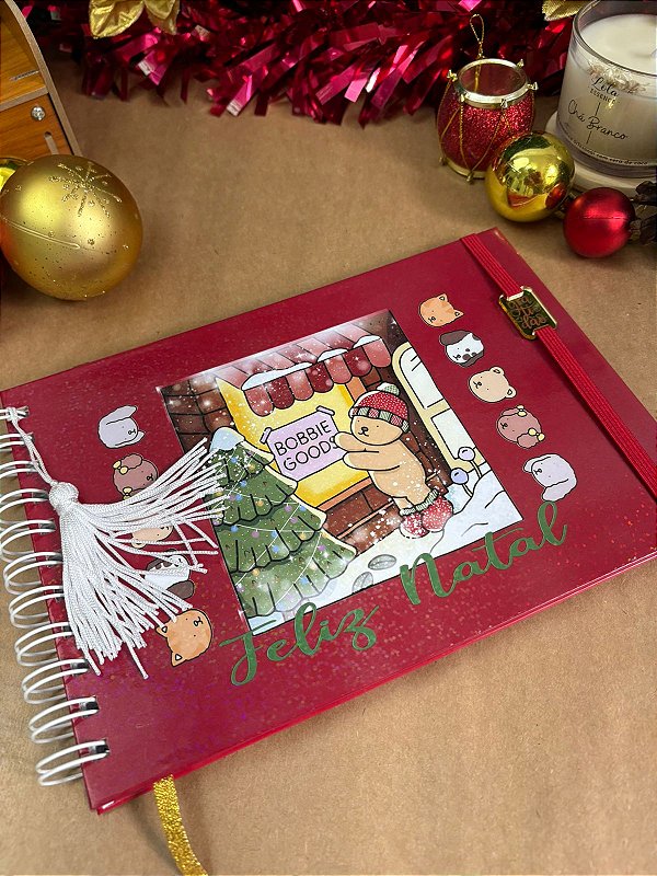 Livro de Desenhos Natal - Personalizado