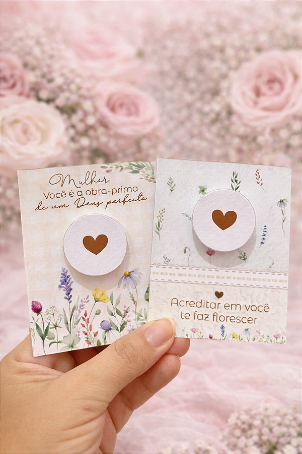 Card com Mini Hidratante Mulher - Personalizado