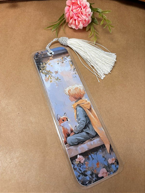 Marca Páginas em Acetato Premium com acabamento artesanal - Personalizado