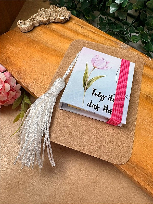 Tag com chaveiro Postit Premium com acabamento artesanal - Personalizado