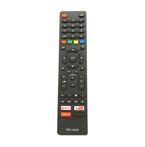 9028 CONTROLE SMART COMPATÍVEL C/ PHILCO NETFLIX/YOUT/GLOBOPLAY