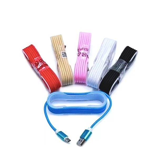 Cabo de Dados TIPO-C Nylon Trançado Reforçado 1,3 Metros Kapbom KAP-303-TPC