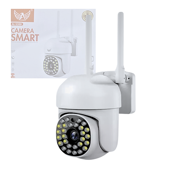 Câmera Segurança IP Externa Rotativa Wifi Prova Dágua Full Hd 1080p Altomex AL-S388