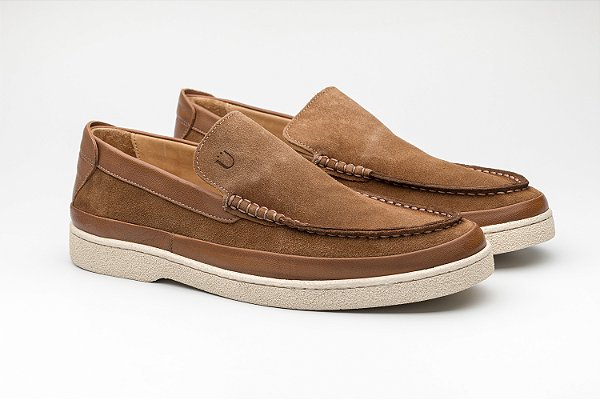 Loafer Camurça Conhaque