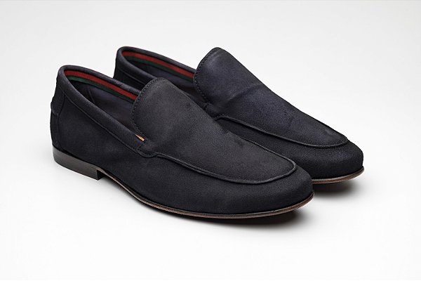 Mocassim Camurça Marinho