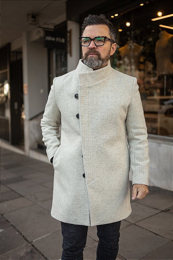 Casaco de Lã York Bege