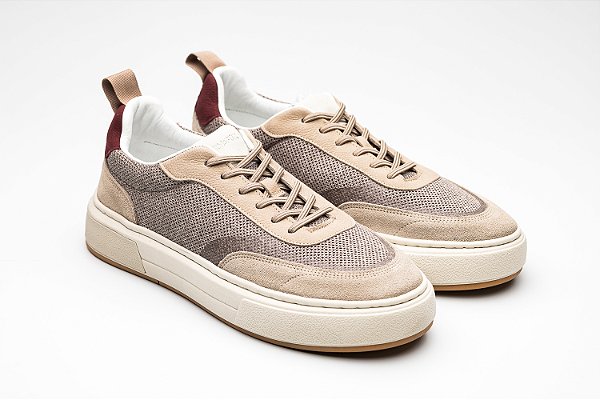 Sneaker Mesh Areia