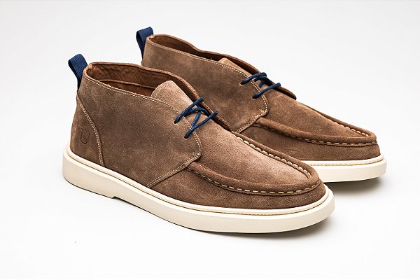 Bota Chukka Camurça Camel