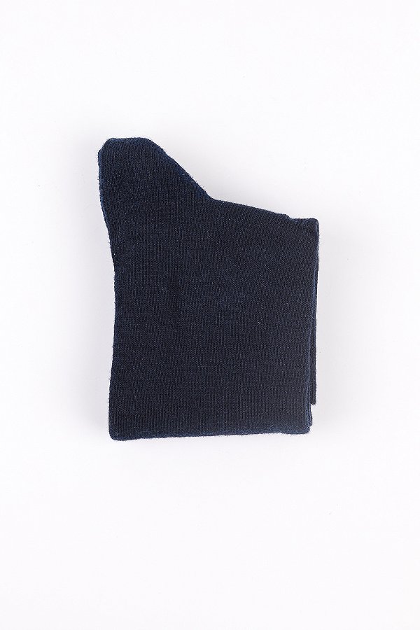 Meia Cano Médio Azul Marinho