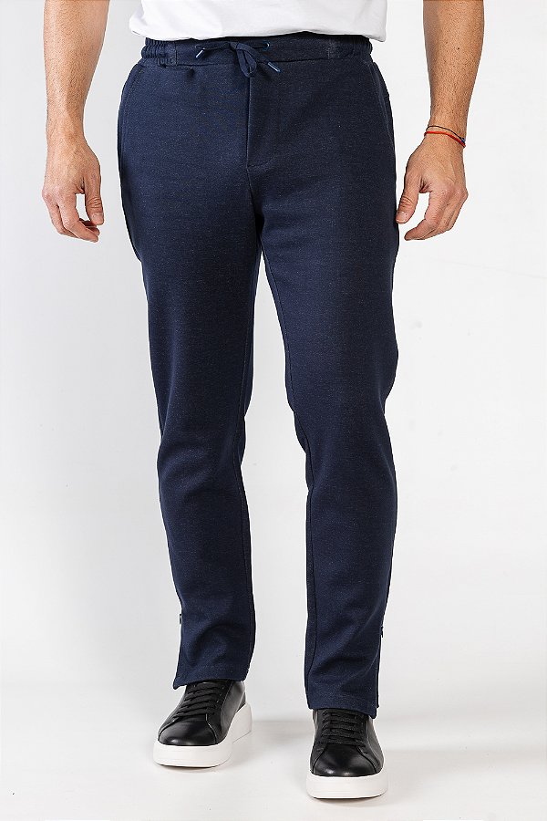 Calça de Moletom Sport Azul Jeans