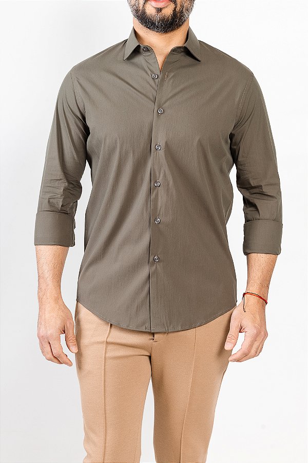 Camisa Arm Collar Verde