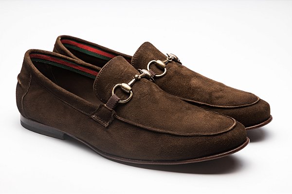 Mocassim de Camurça com Bridão