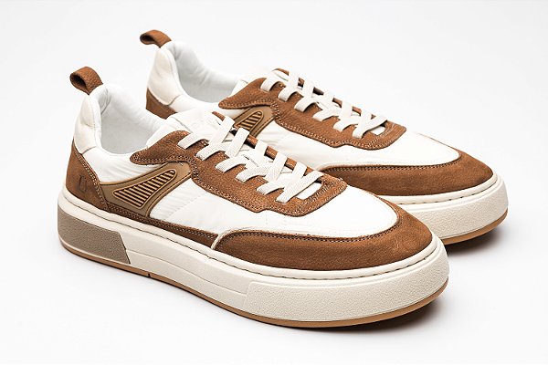 Sneaker Couro Conhaque