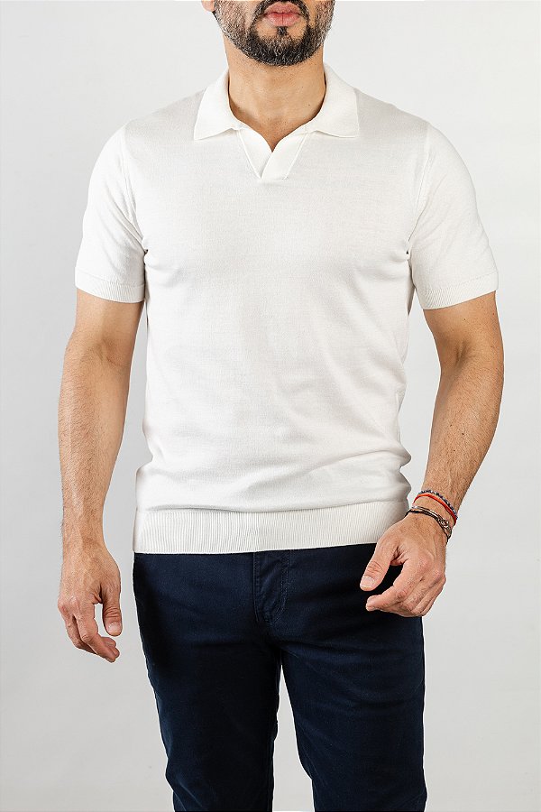 Camiseta Garda Polo V Off White