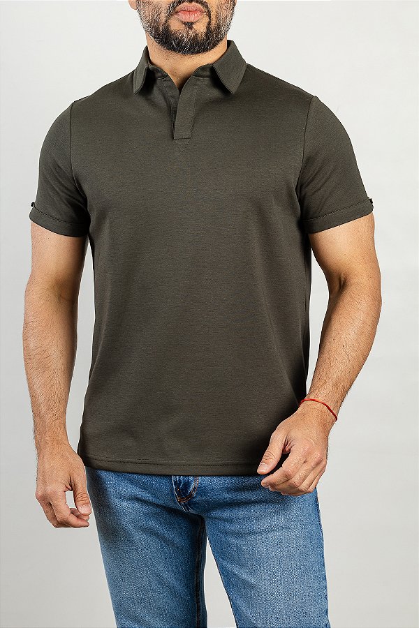 Camiseta Polo V Verde