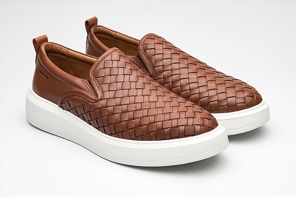 Sneaker Slip On Trisset Camel
