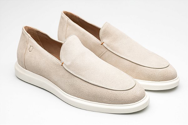 Loafer Argo Camurça Areia