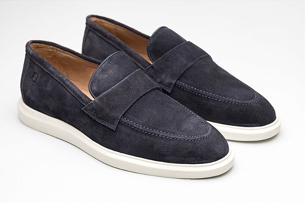 Loafer Argo Camurça Marinho