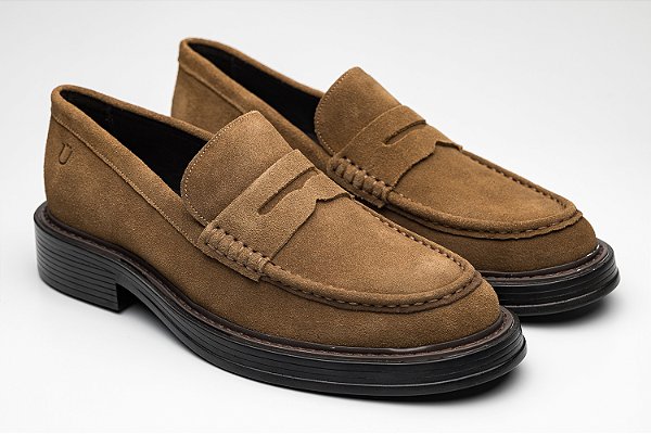 Loafer Lexus Camurça Camel