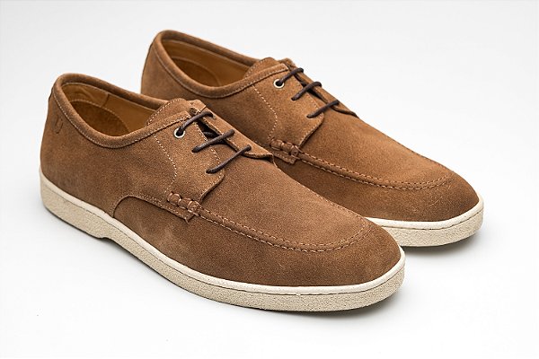 Sapato Derby Casual Whisky