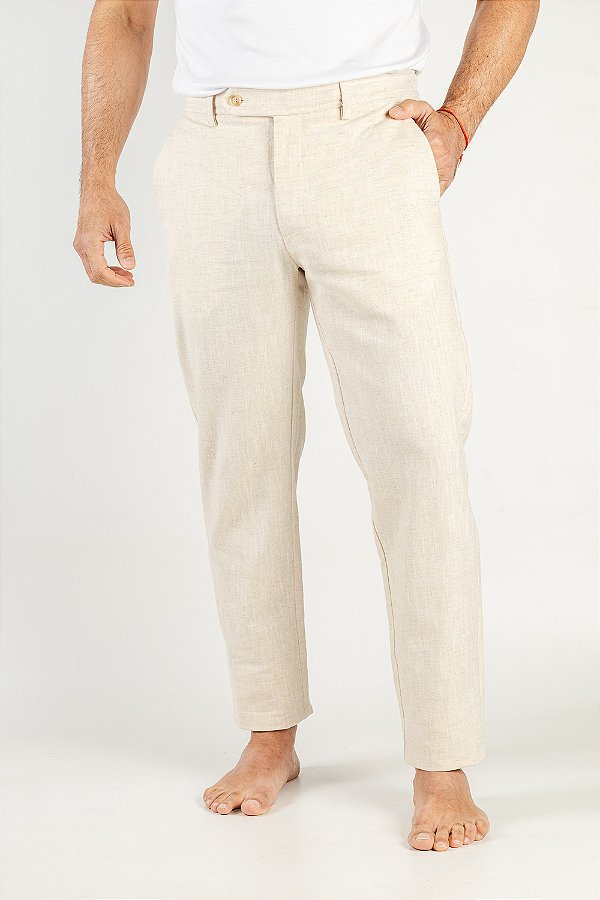 Calça Verano Linho Natural
