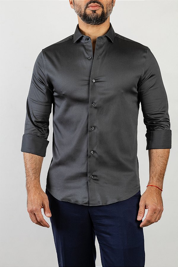 Camisa Arm Collar Grafite
