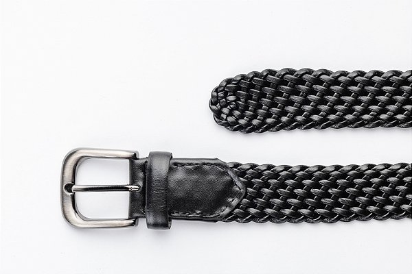Cinto Tresse Couro Preto