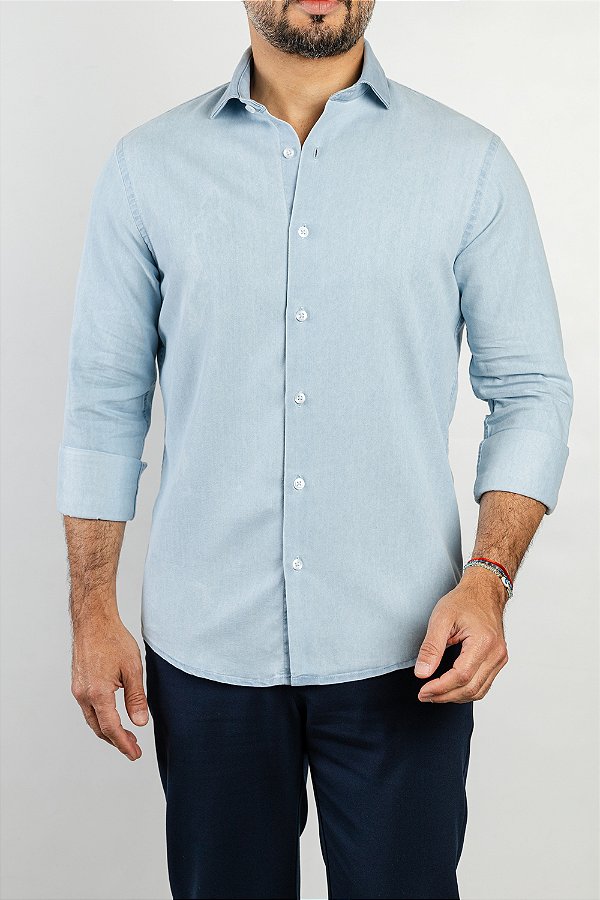 Camisa Arm Jeans Claro