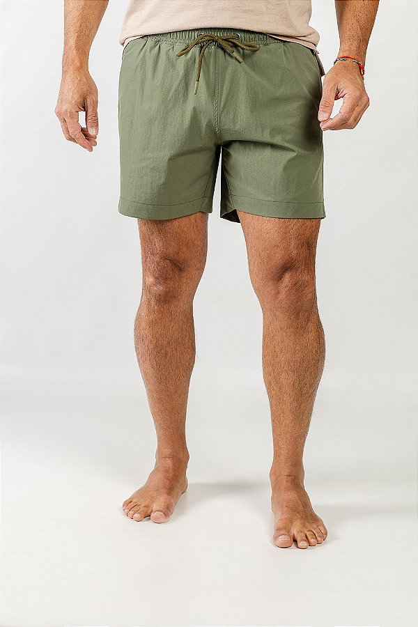 Short de Banho Walk Verde Oliva