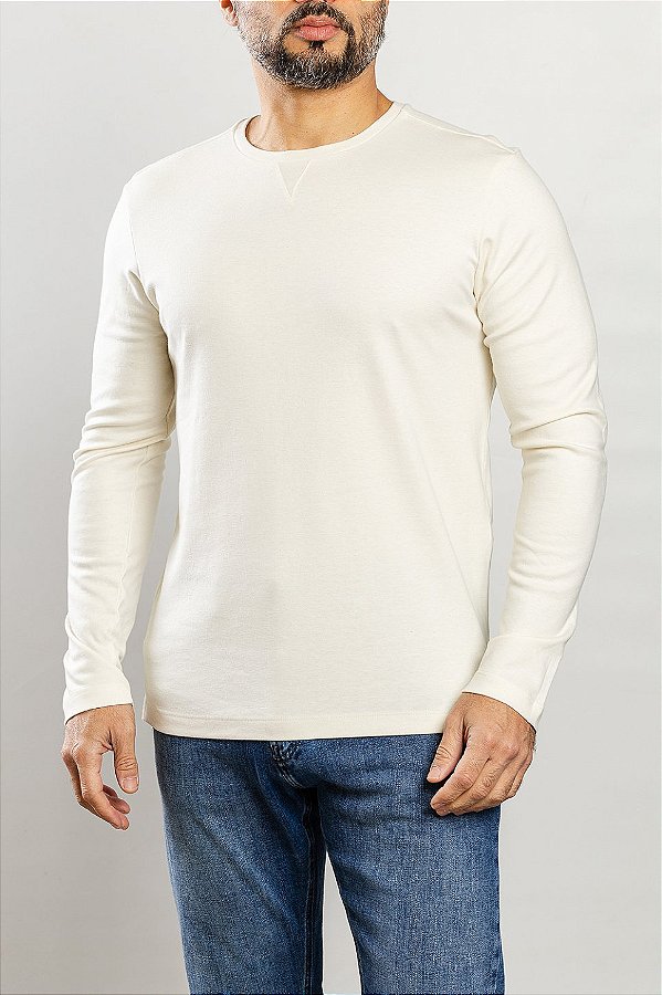 Camiseta Manga Longa Lã Off