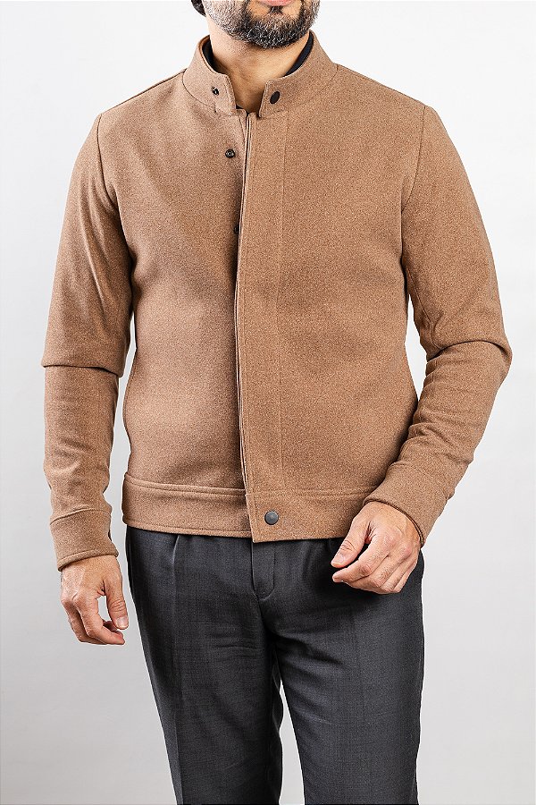 Jaqueta Perfecto Lã Fendi