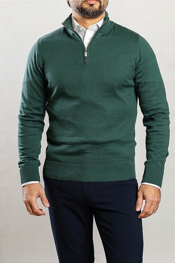 Tricot Gola Portuguesa Verde