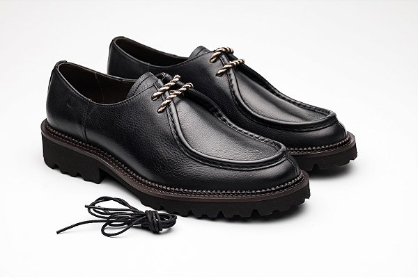 Sapato Canadian Preto Tratorado