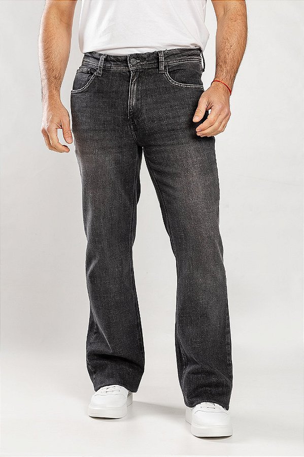 Calca Bootcut Preta